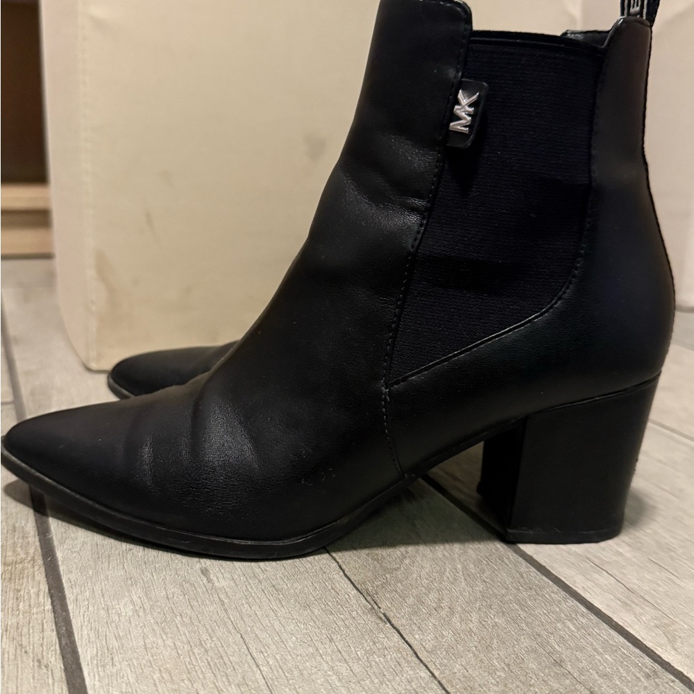 Michael Kors Black Ankle Boots - Picture 2 of 5